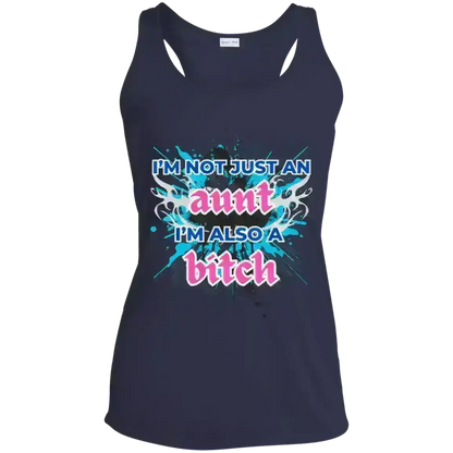 Not Just An Aunt - Racerback Tank - Cady Creations