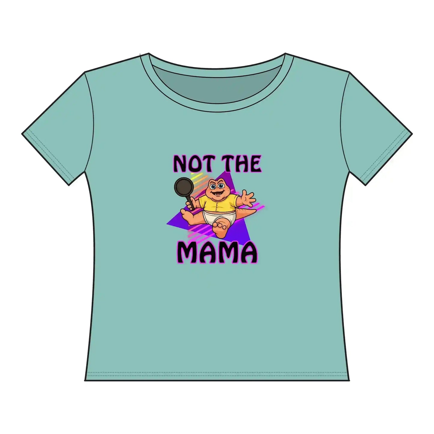  Not The Mama - Women's Curvy Tee - Cady Creations