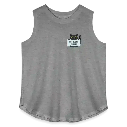 Not Today Cat - Curvy Tank - Cady Creations