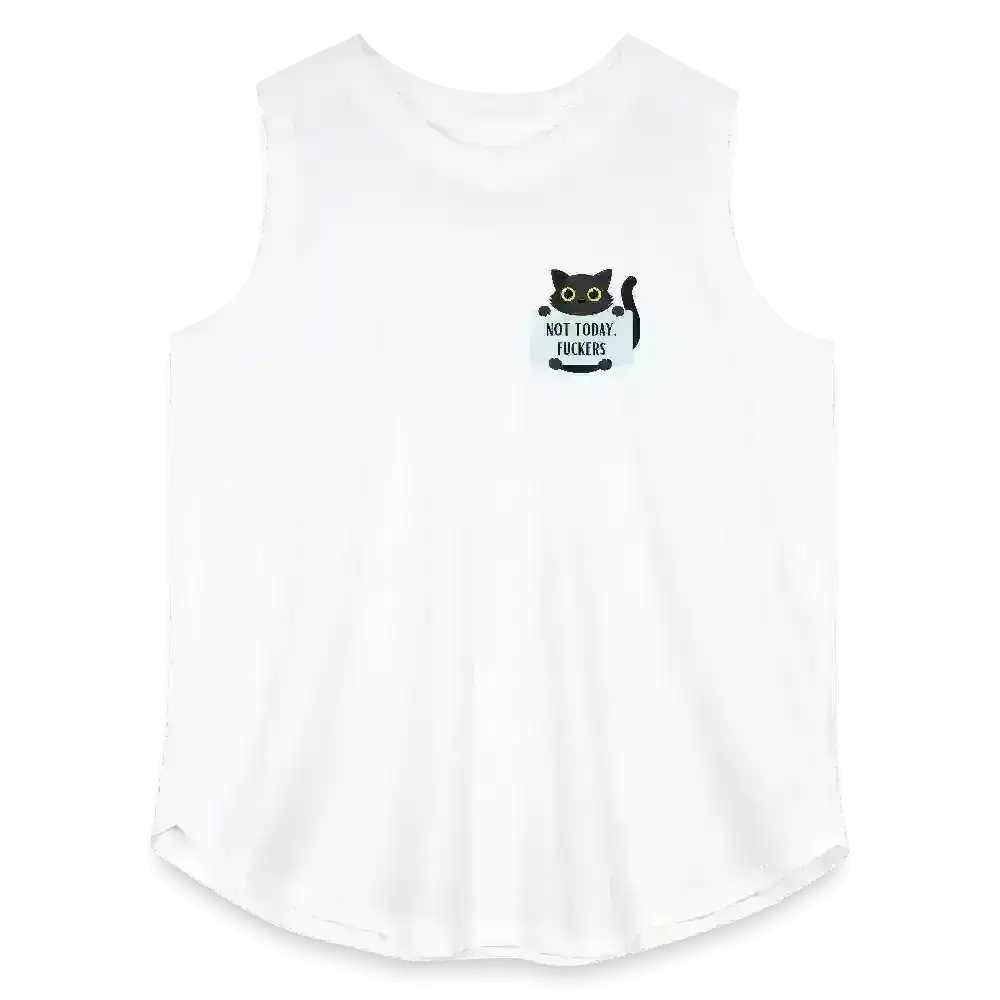 Not Today Cat - Curvy Tank - Cady Creations