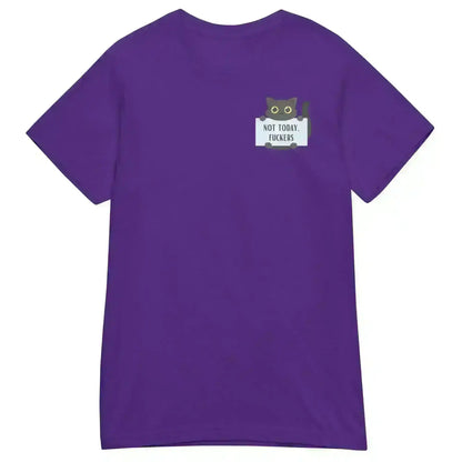 Not Today Cat - Fitted Tee - Cady Creations