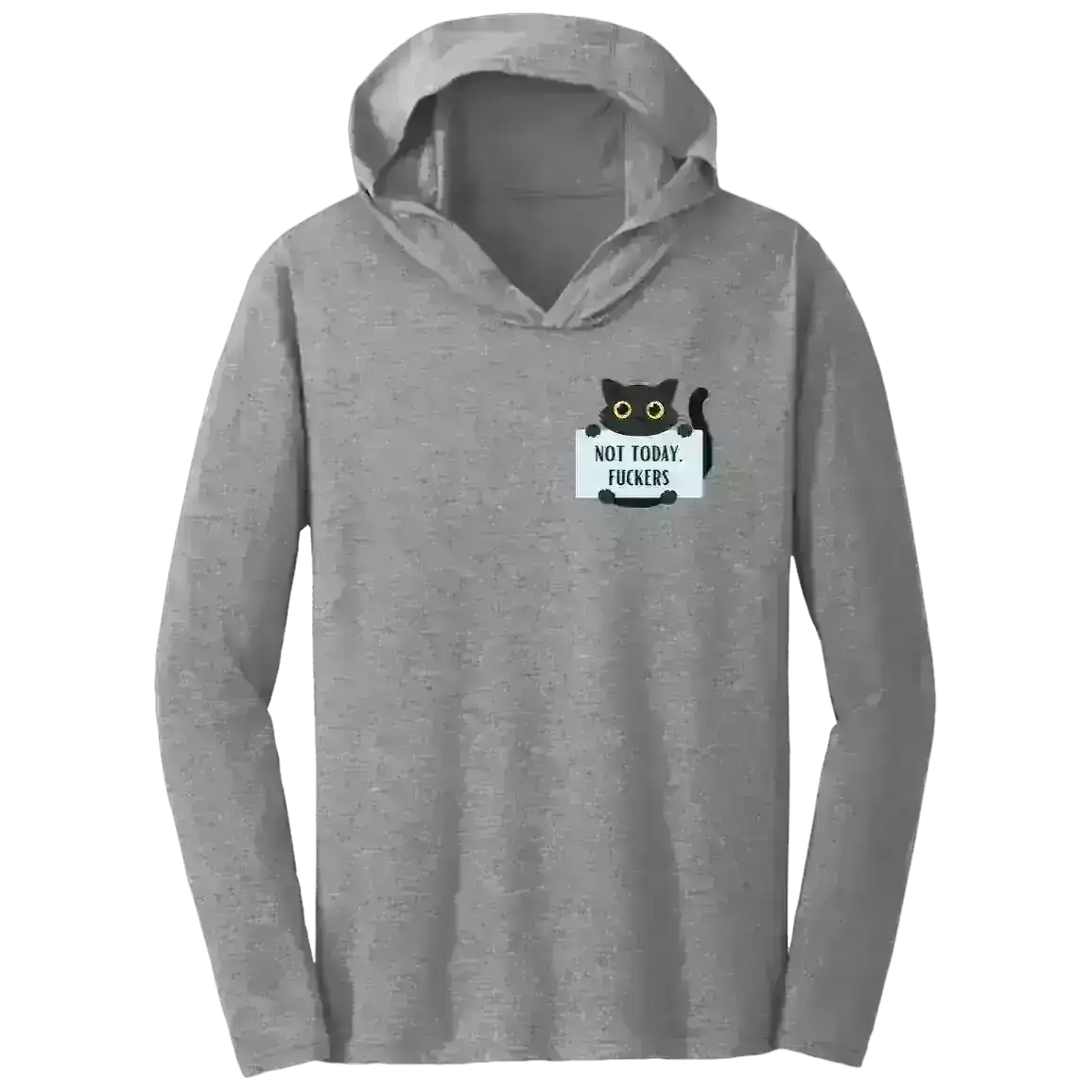Not Today Cat -Tee Shirt Hoodie - Cady Creations