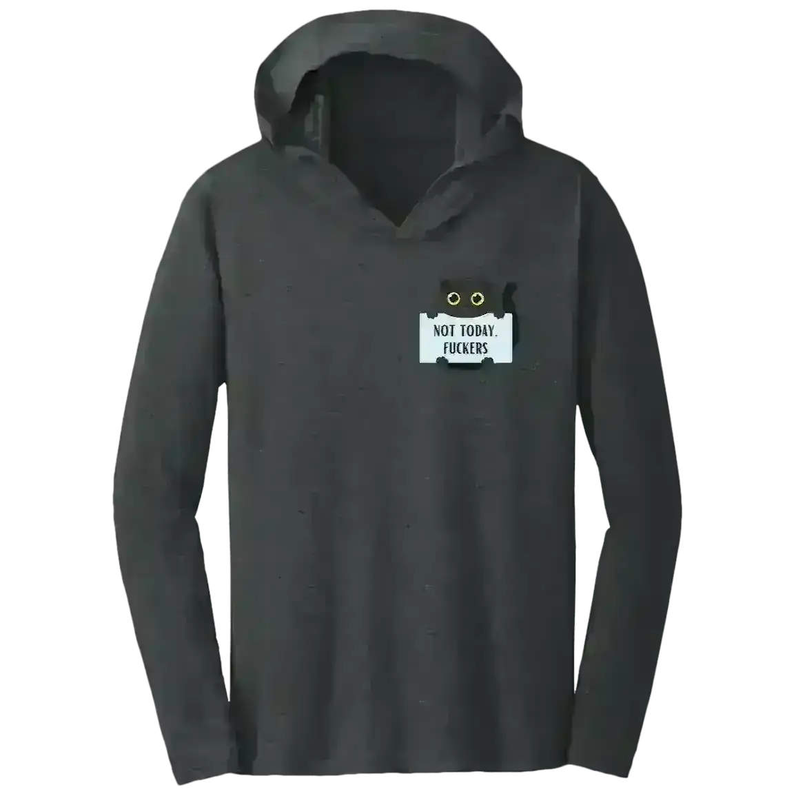 Not Today Cat -Tee Shirt Hoodie - Cady Creations