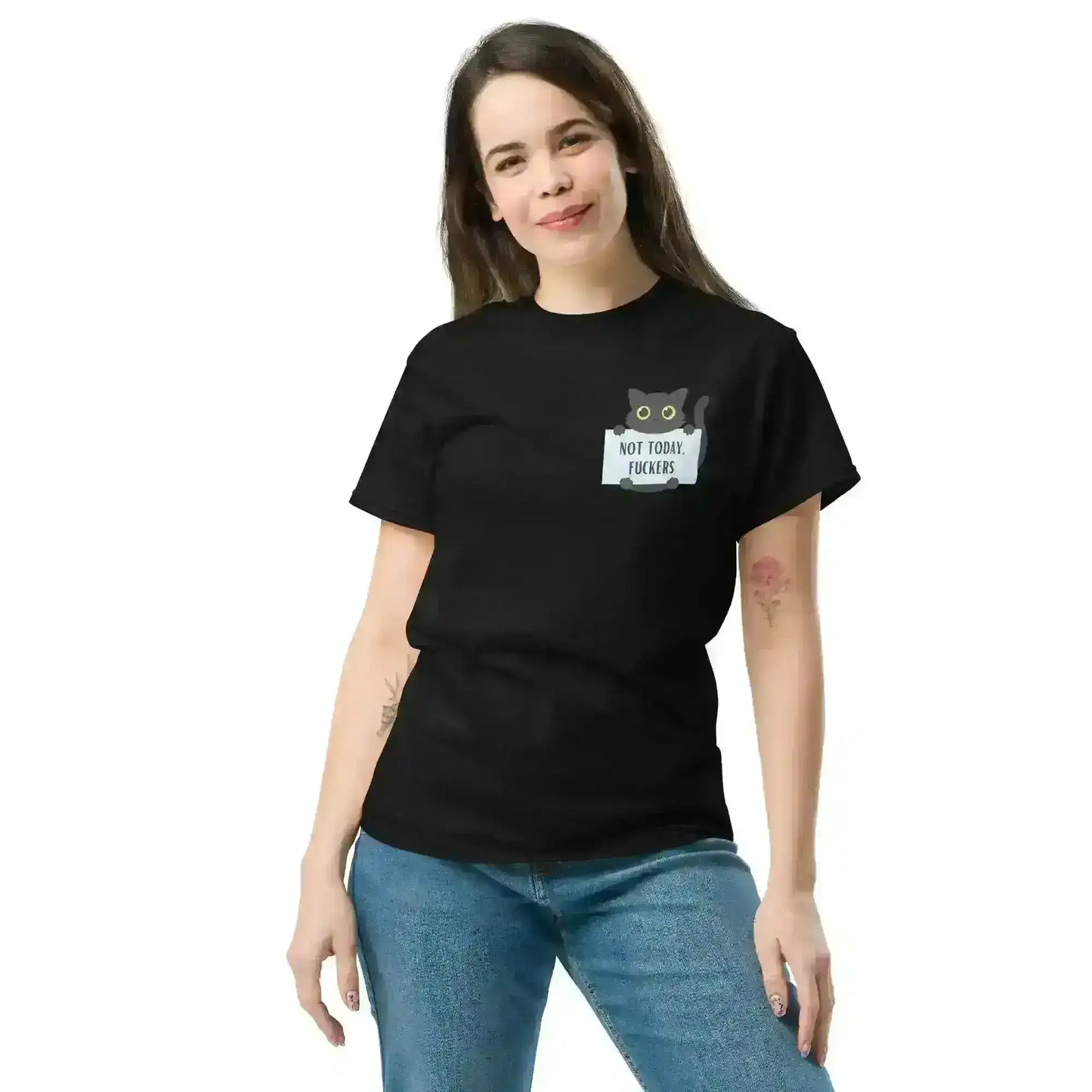Not Today Cat - Unisex Tee - Cady Creations