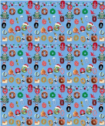 "O" Christmas Wrapping Paper – Alphabet Gift Swap Collection