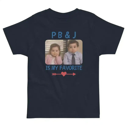 PB & J Is My Favorite Office Kids Toddler Tee - Cady Creations