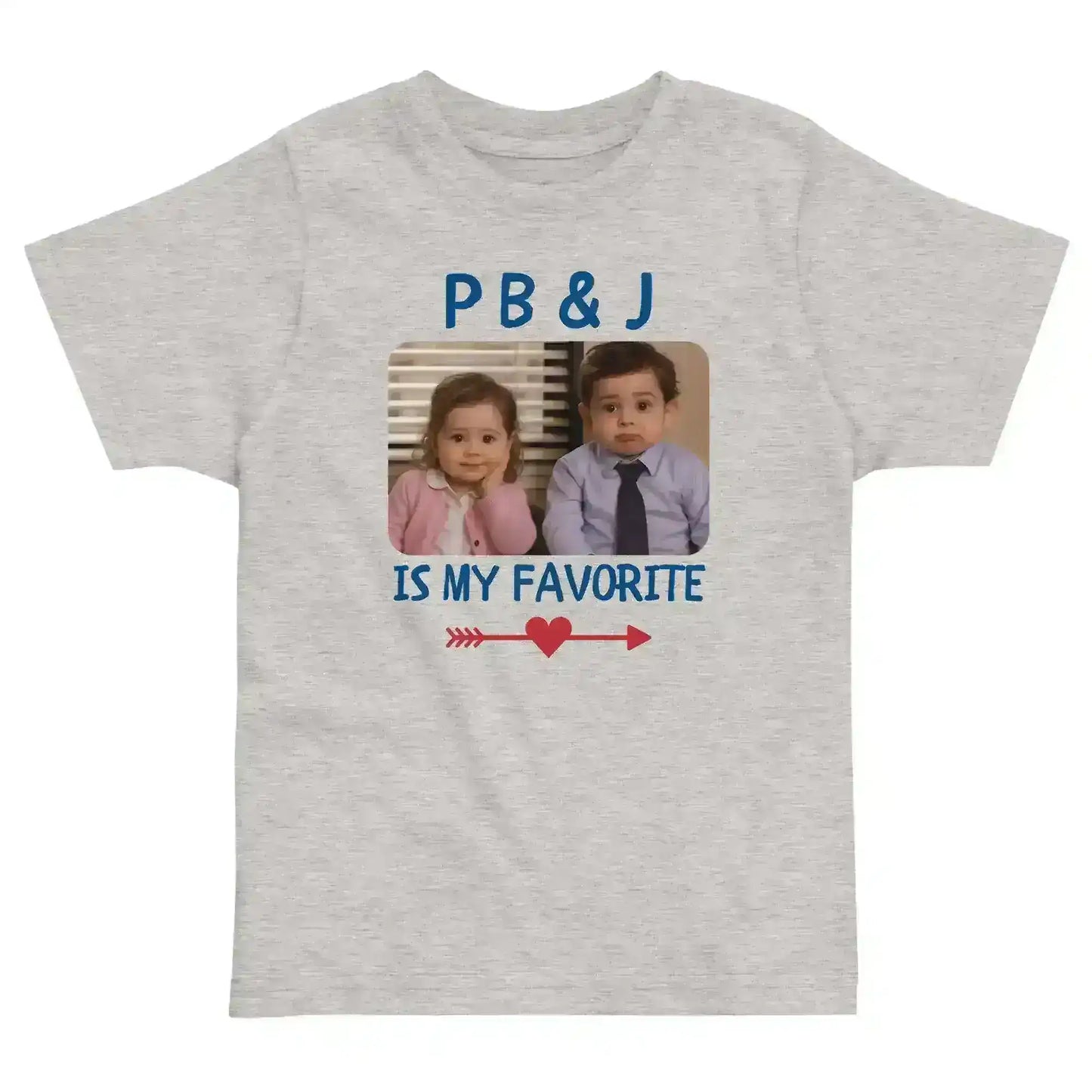 PB & J Is My Favorite Office Kids Toddler Tee - Cady Creations