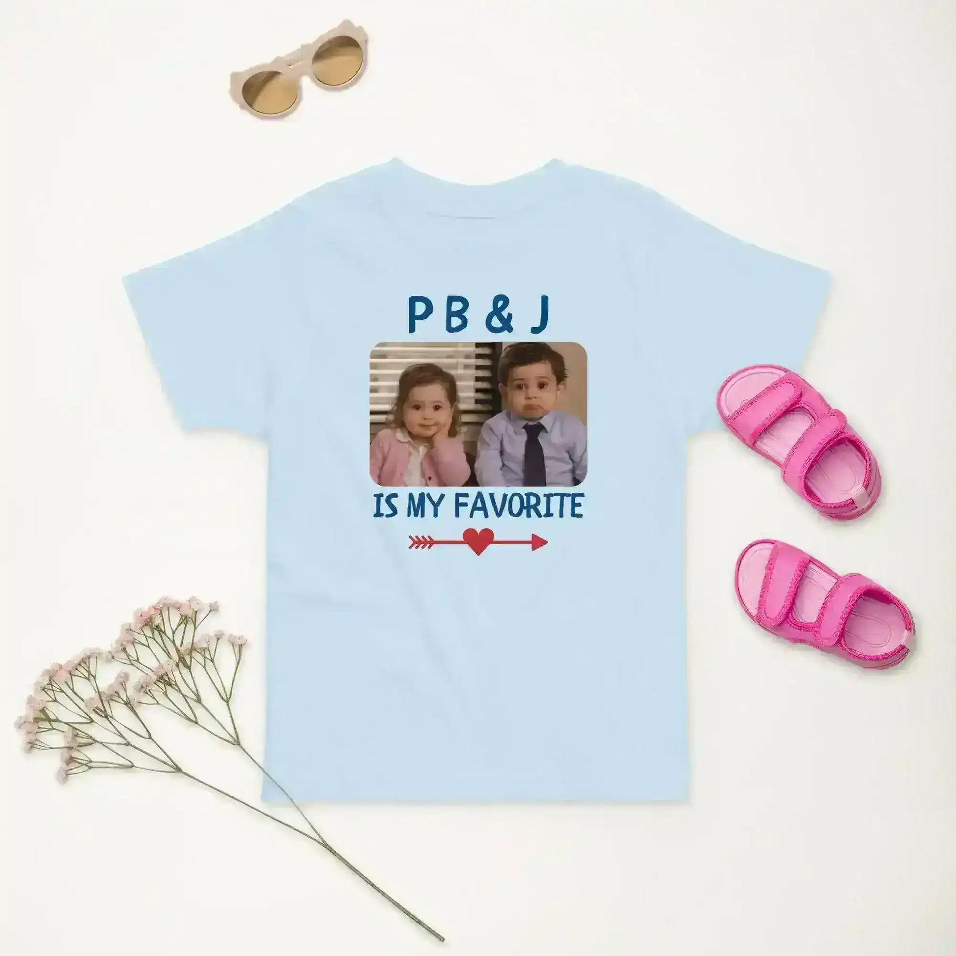 PB & J Is My Favorite Office Kids Toddler Tee - Cady Creations
