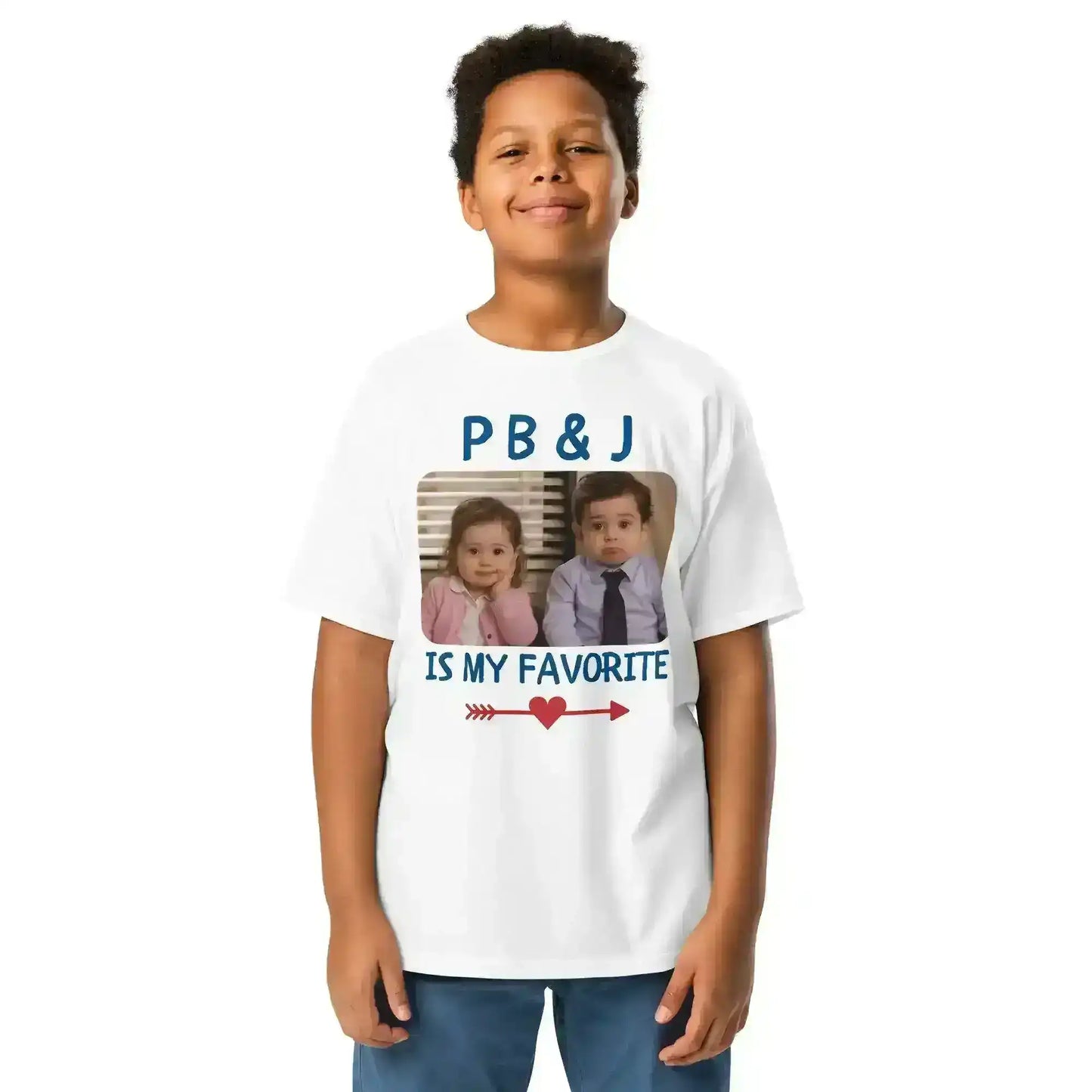 PB & J Is My Favorite Office Kids Youth Tee - Cady Creations