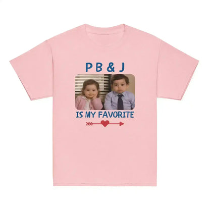 PB & J Is My Favorite Office Kids Youth Tee - Cady Creations