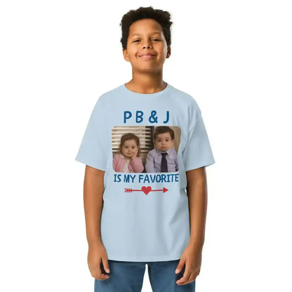 PB & J Is My Favorite Office Kids Youth Tee - Cady Creations