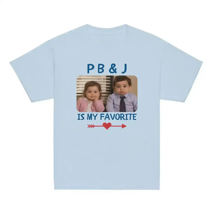 PB & J Is My Favorite Office Kids Youth Tee - Cady Creations