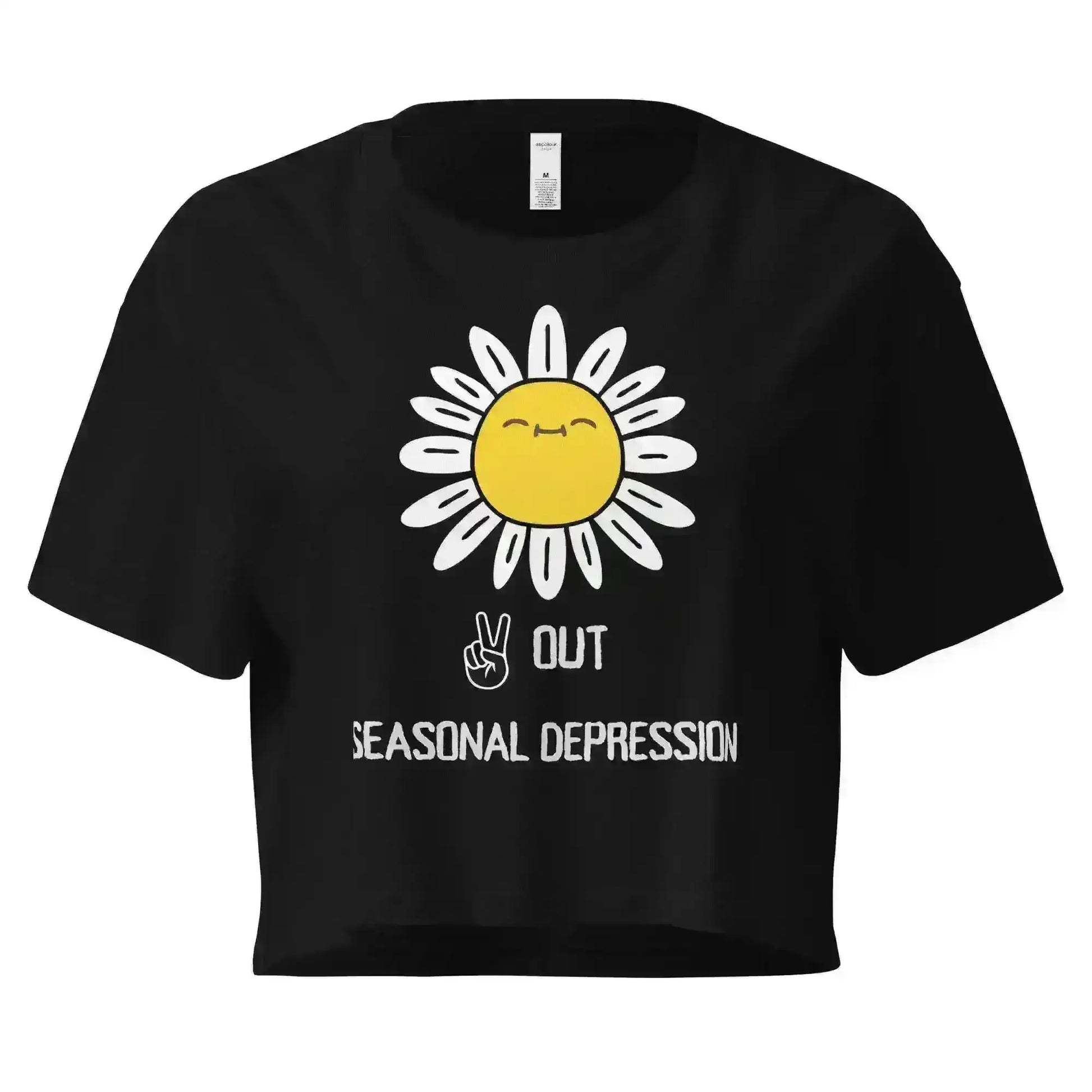Peace Out Seasonal Depression - Crop Top - Cady Creations