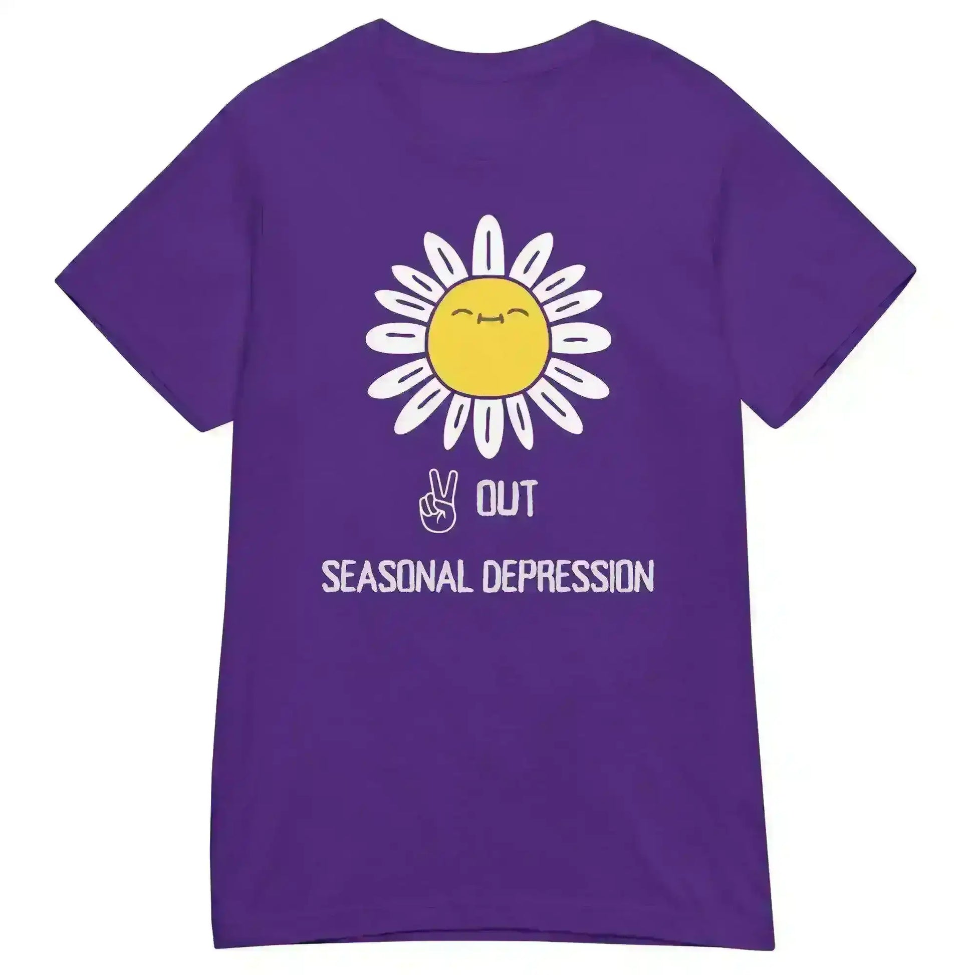 Peace Out Seasonal Depression - Fitted Tee - Cady Creations