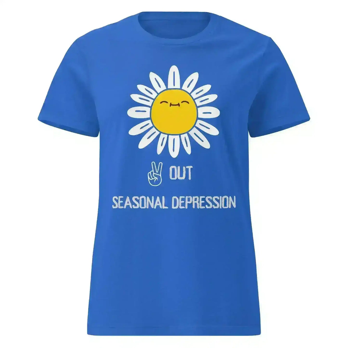 Peace Out Seasonal Depression - Fitted Tee - Cady Creations