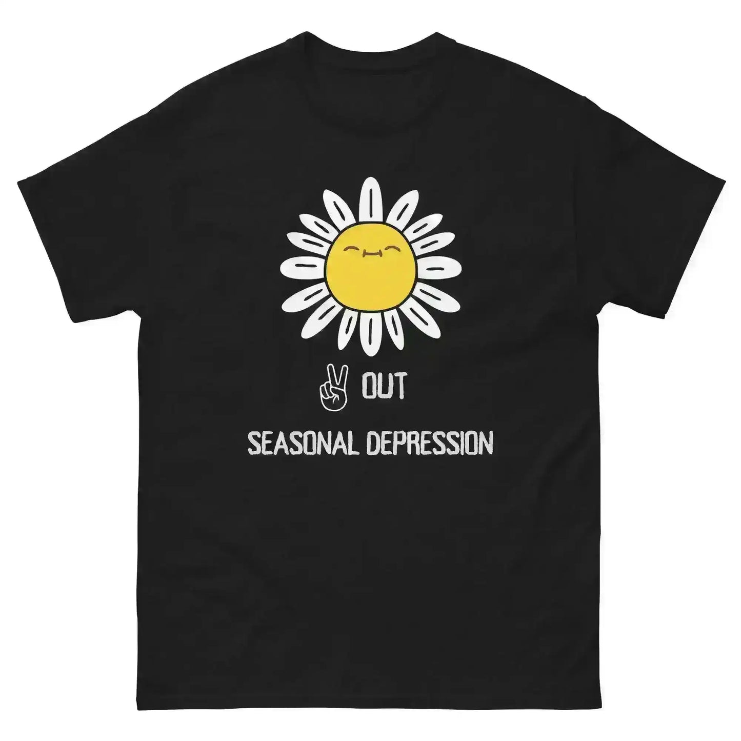 Peace Out Seasonal Depression - Unisex Tee - Cady Creations