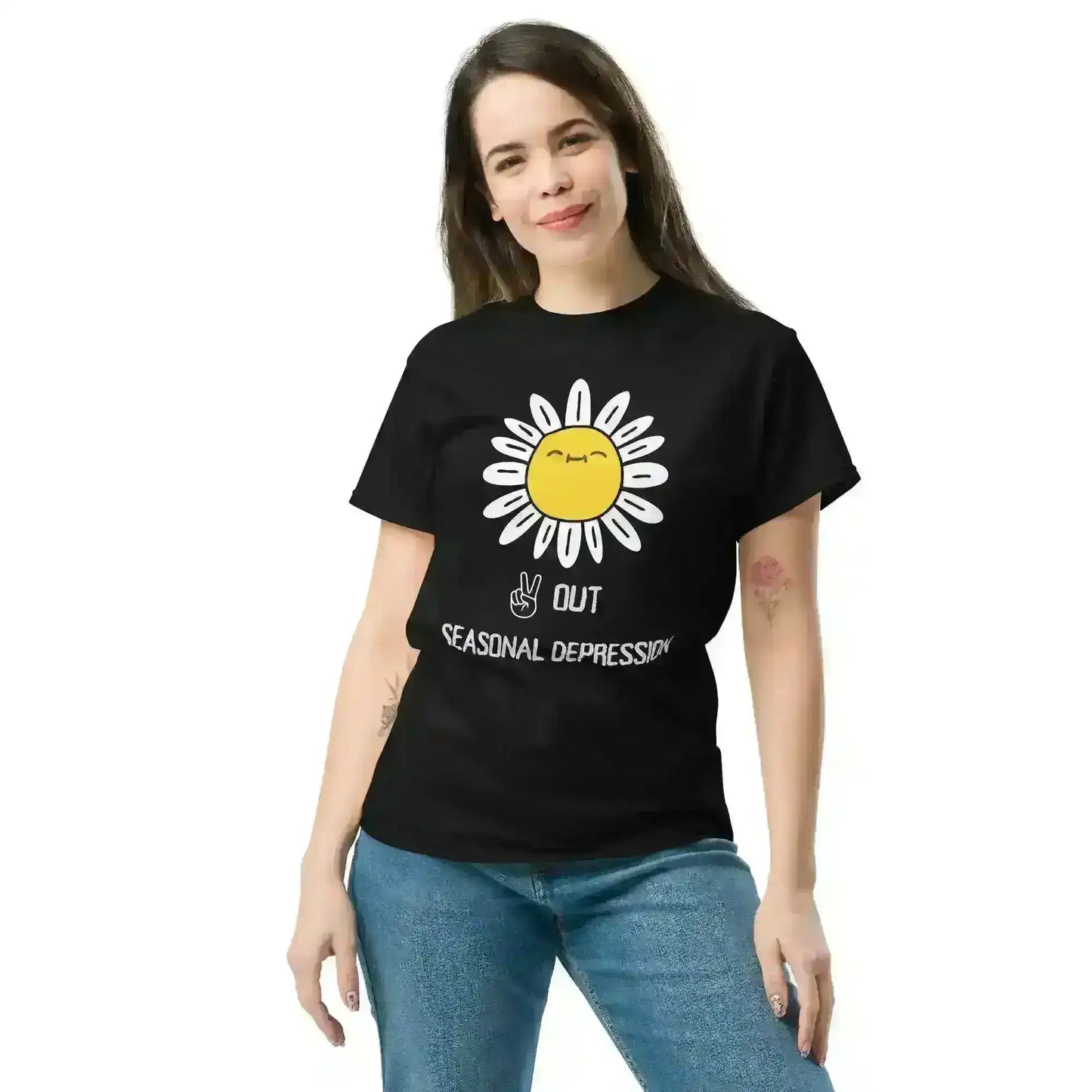 Peace Out Seasonal Depression - Unisex Tee - Cady Creations
