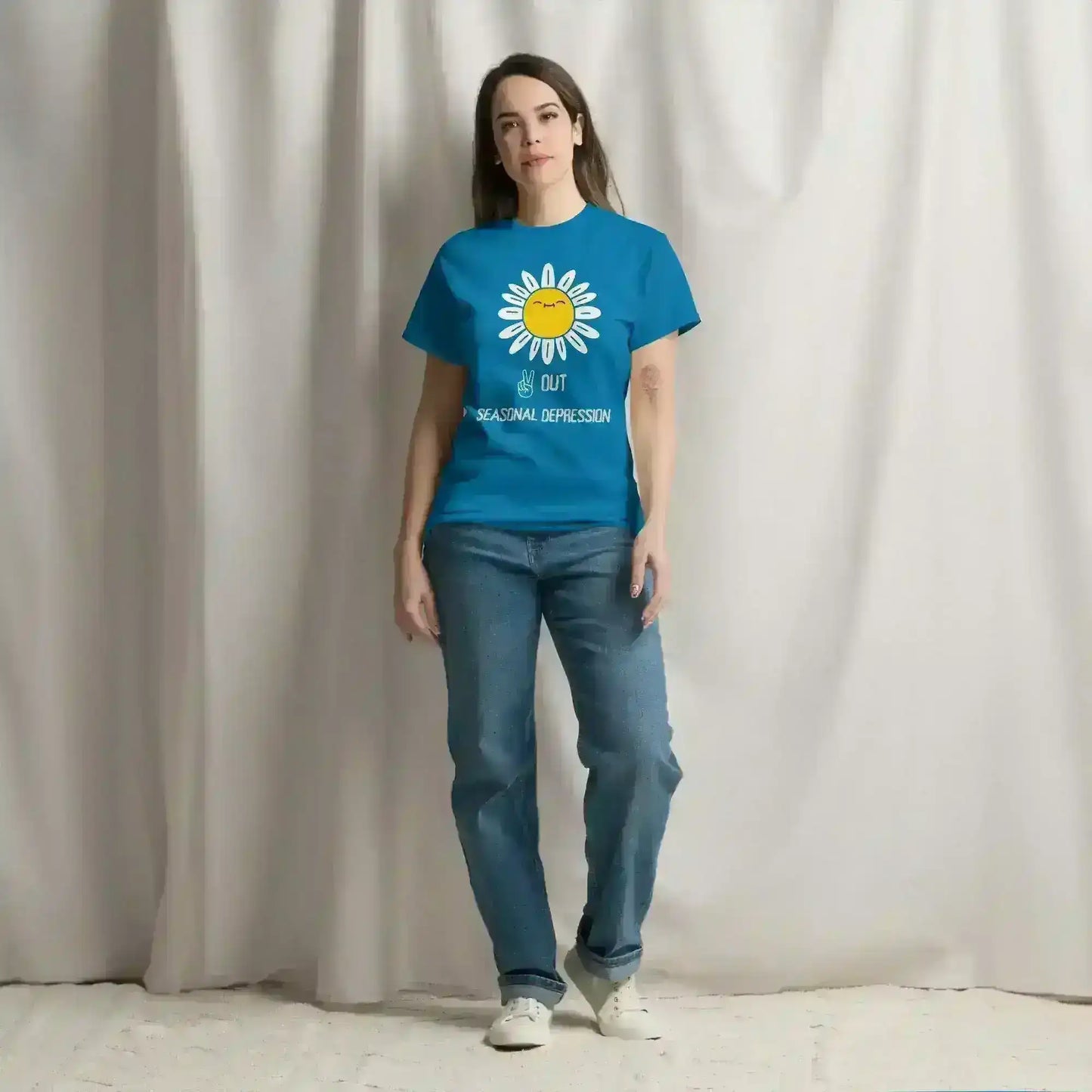 Peace Out Seasonal Depression - Unisex Tee - Cady Creations