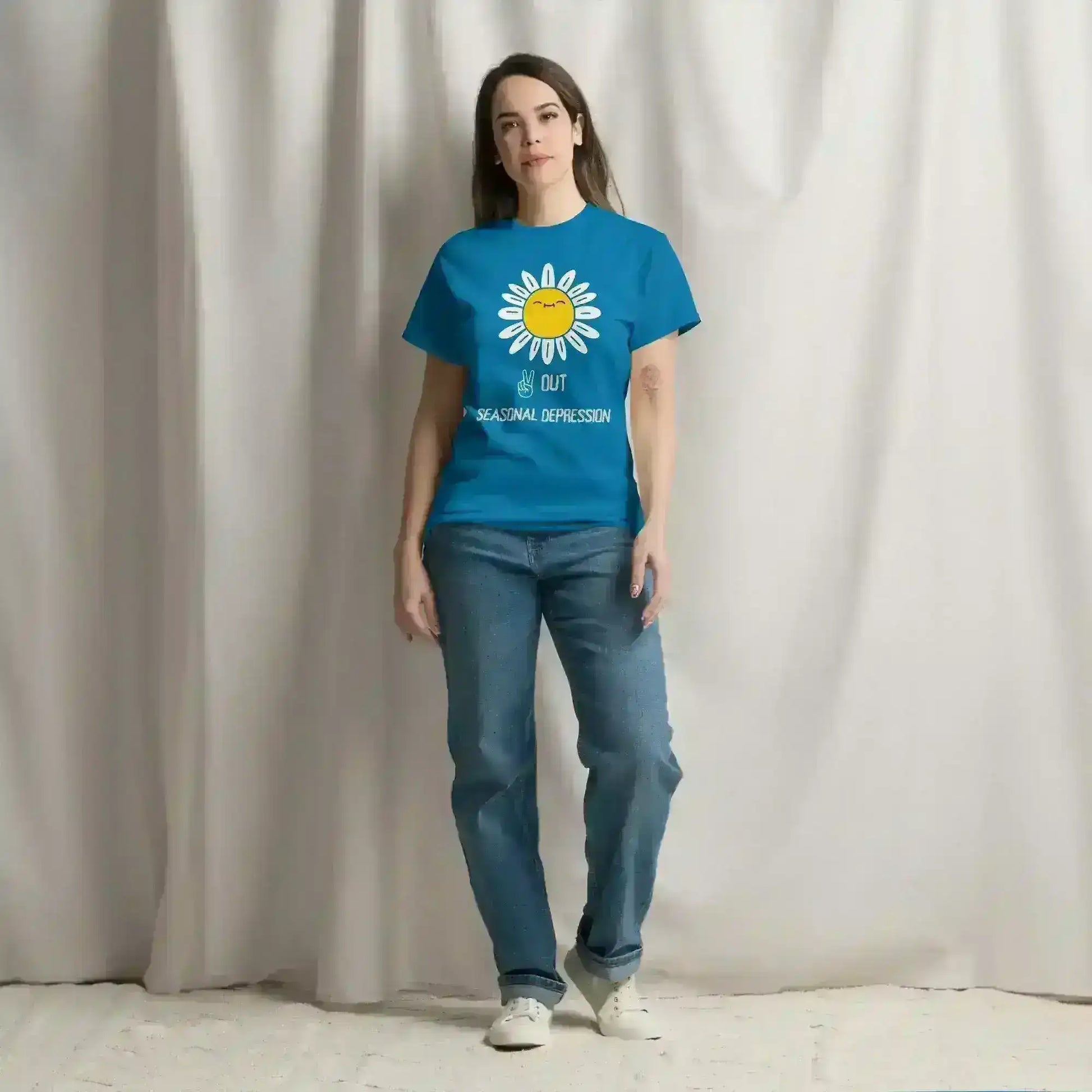 Peace Out Seasonal Depression - Unisex Tee - Cady Creations
