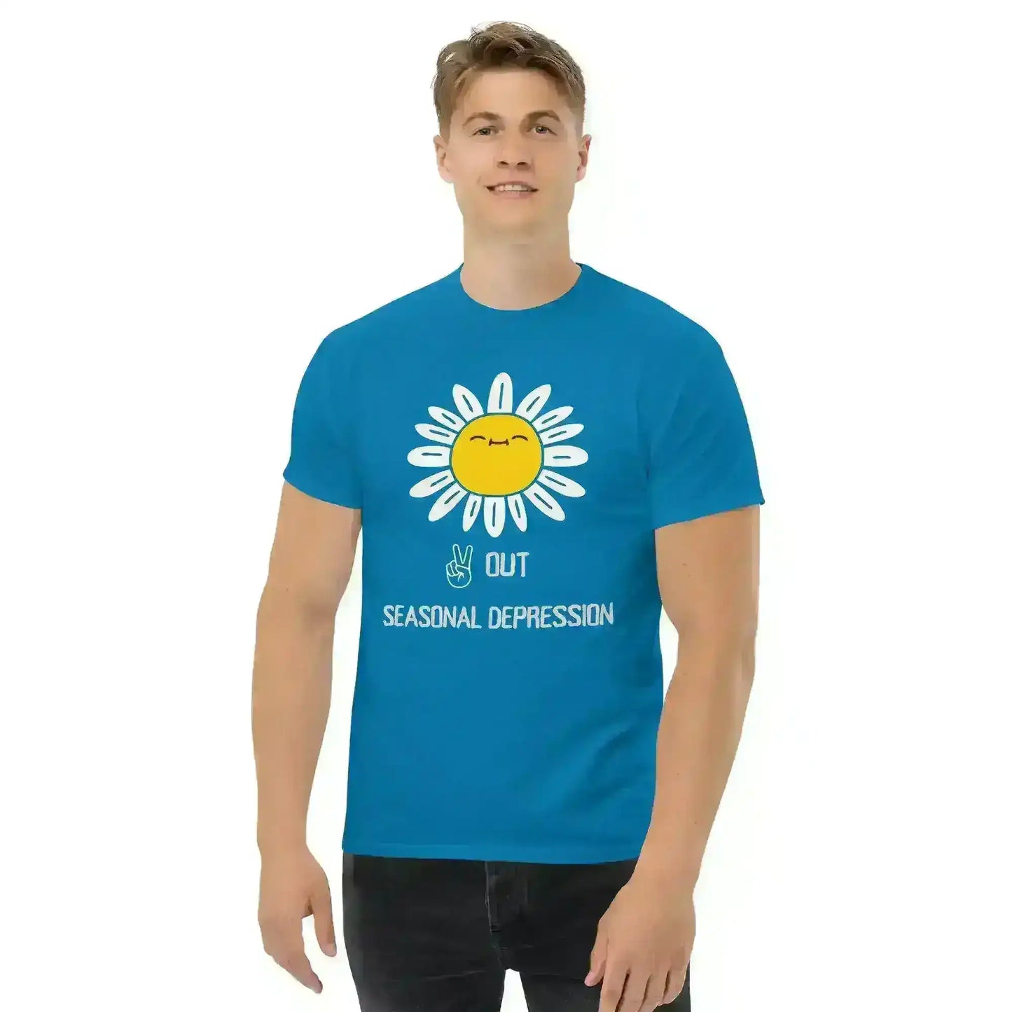 Peace Out Seasonal Depression - Unisex Tee - Cady Creations