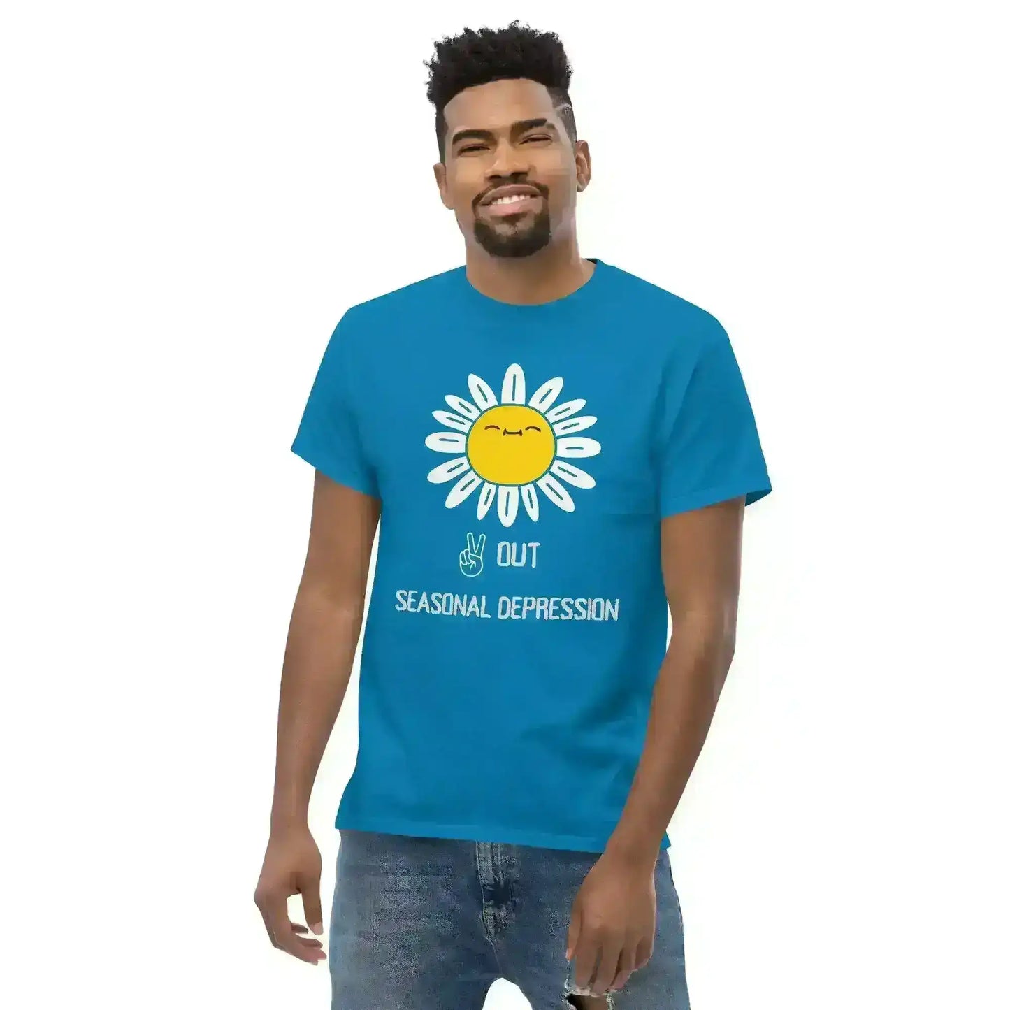 Peace Out Seasonal Depression - Unisex Tee - Cady Creations