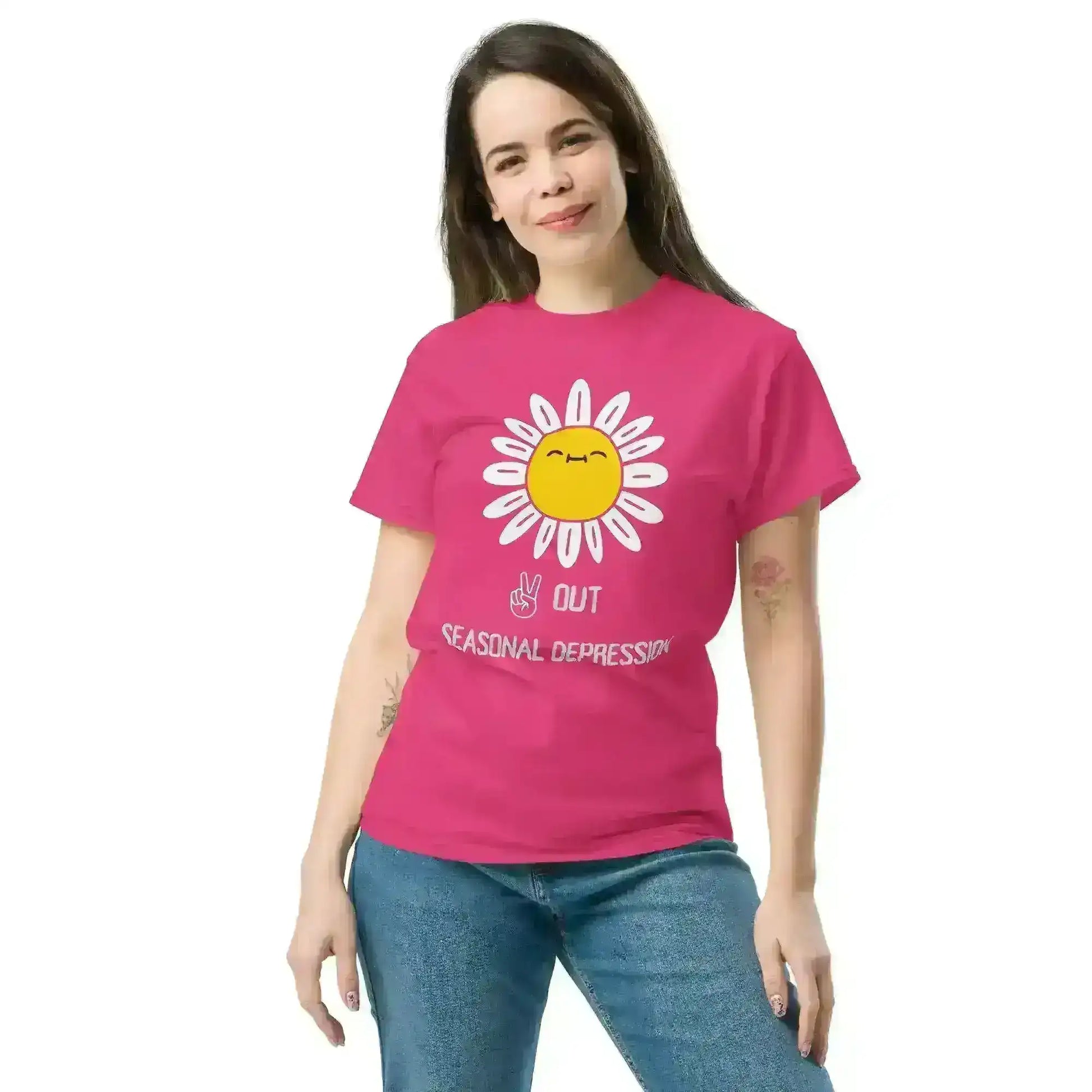 Peace Out Seasonal Depression - Unisex Tee - Cady Creations