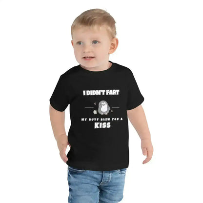 Penguin Toots Butt Kiss Toddler Tee - Cady Creations