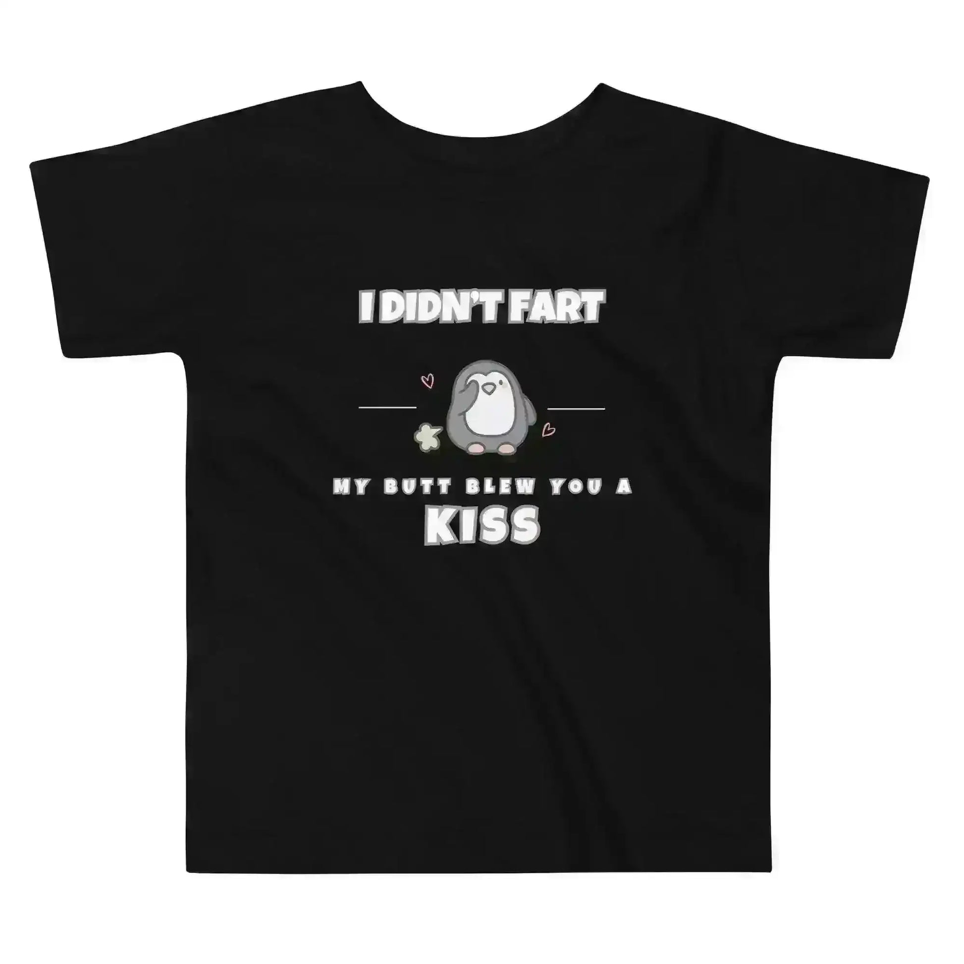 Penguin Toots Butt Kiss - Toddler Tee - Cady Creations