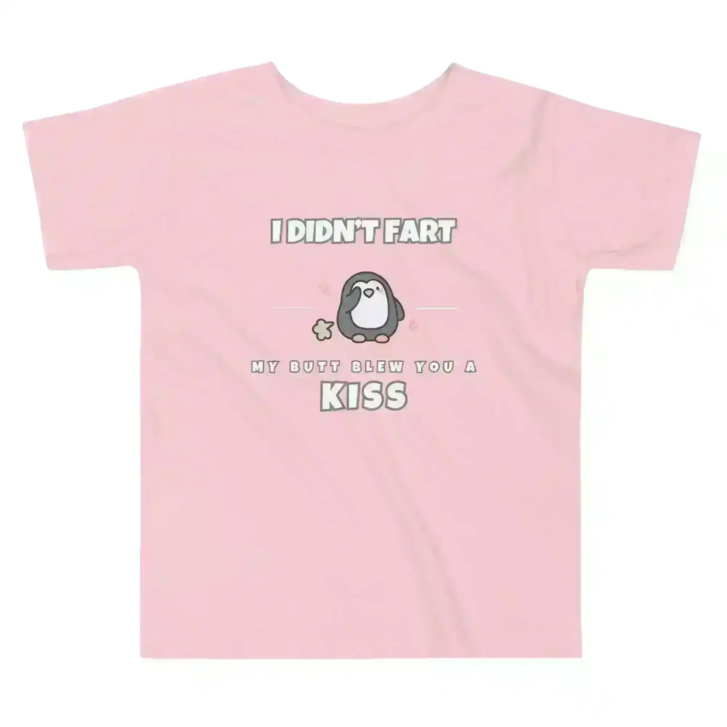 Penguin Toots Butt Kiss - Toddler Tee - Cady Creations
