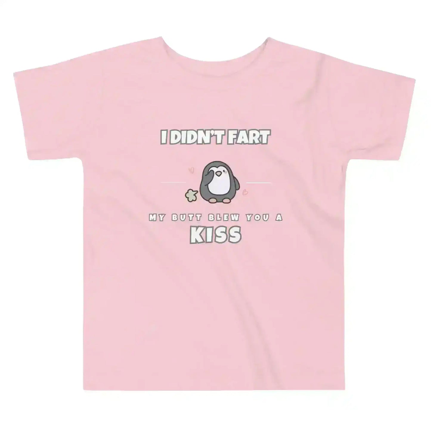 Penguin Toots Butt Kiss Toddler Tee - Cady Creations