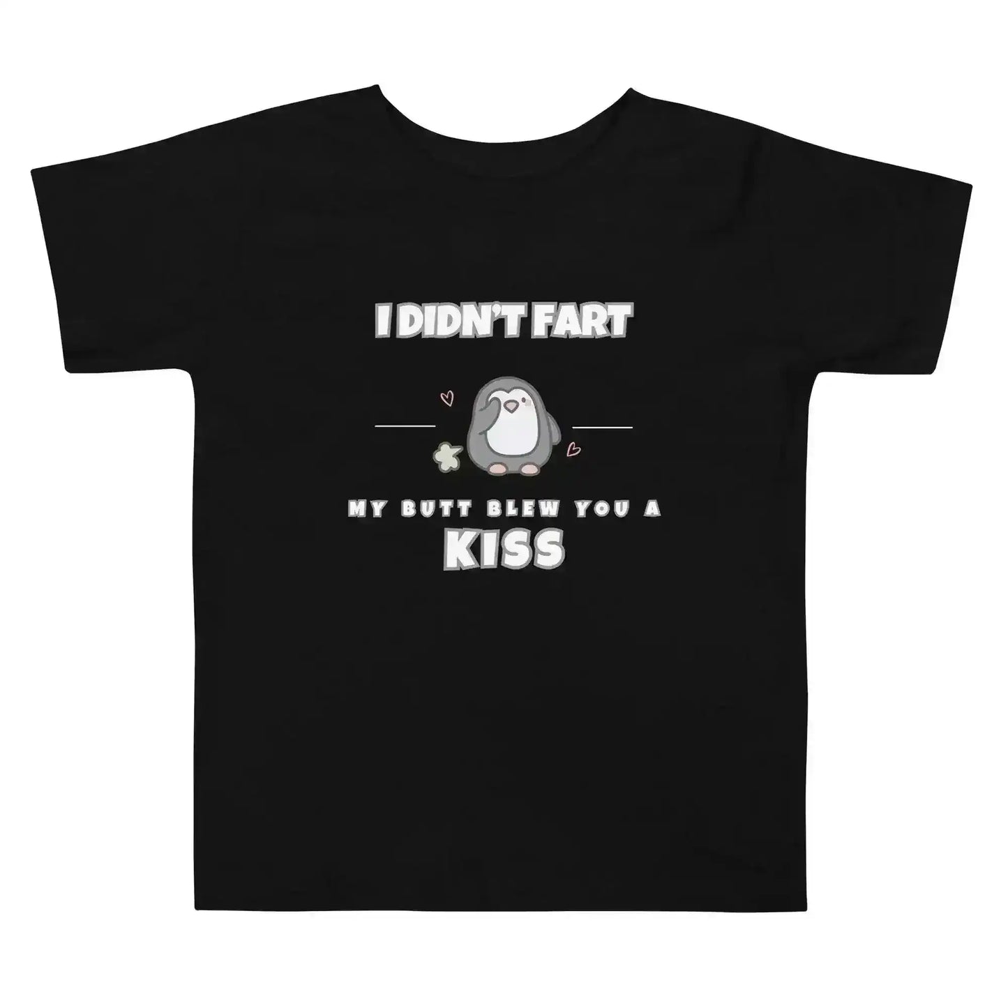 Penguin Toots Butt Kiss Toddler Tee - Cady Creations