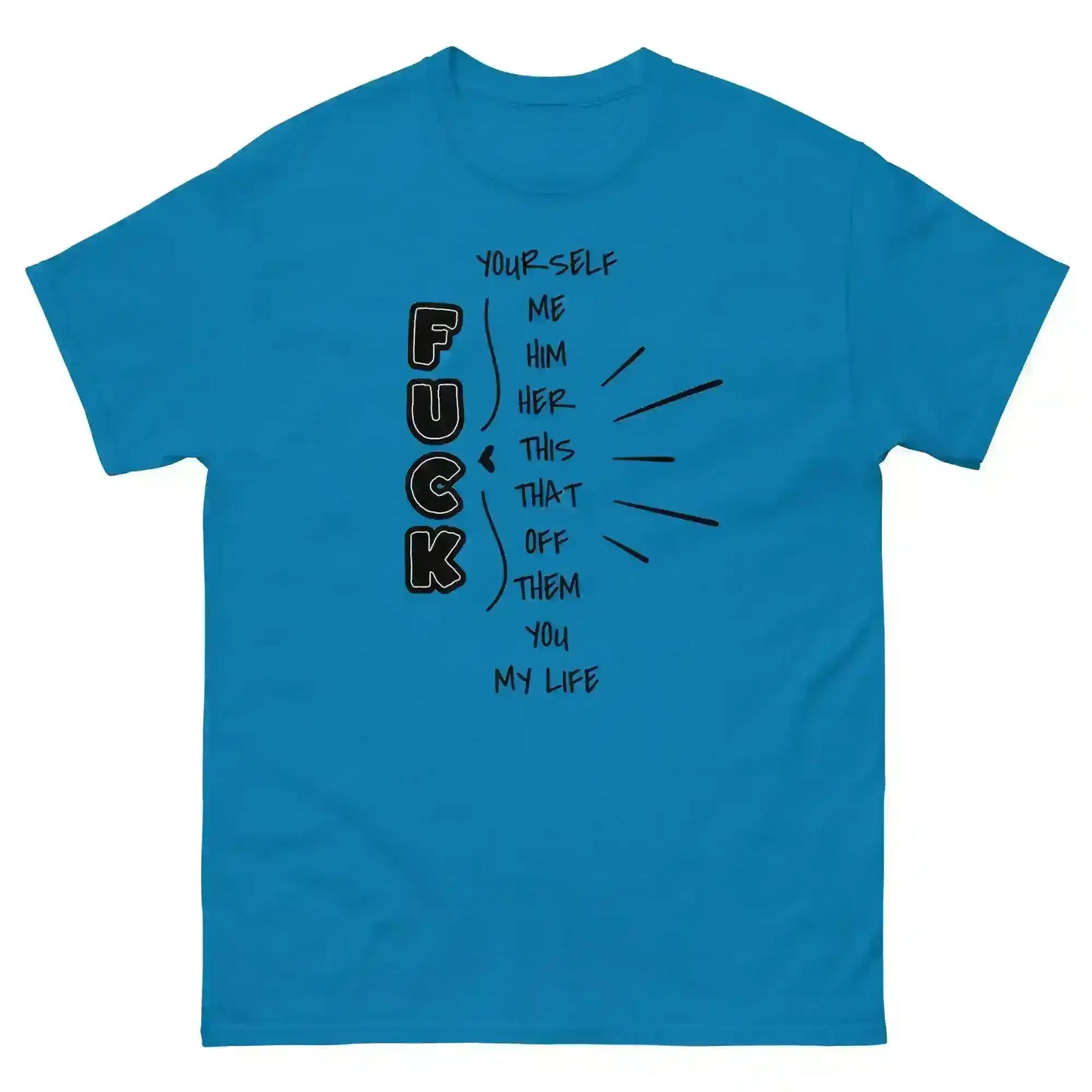 “Pick Your F*ck” Funny Graphic Tee – Sarcastic Dark Humor Unisex T-Shirt - Cady Creations