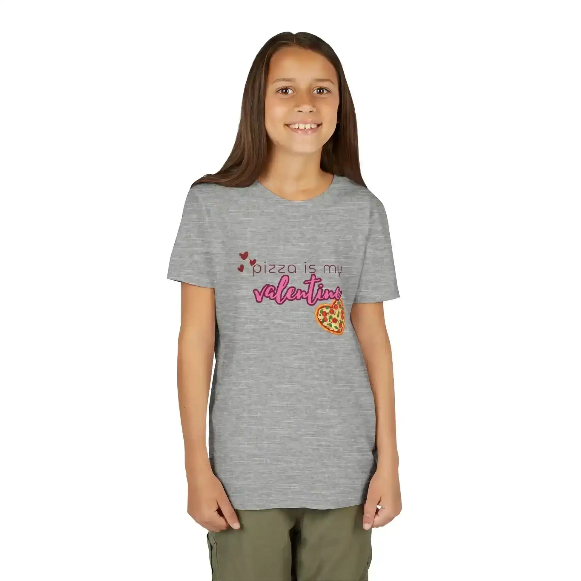  Pizza Is My Valentine - Youth Tee - Cady Creations