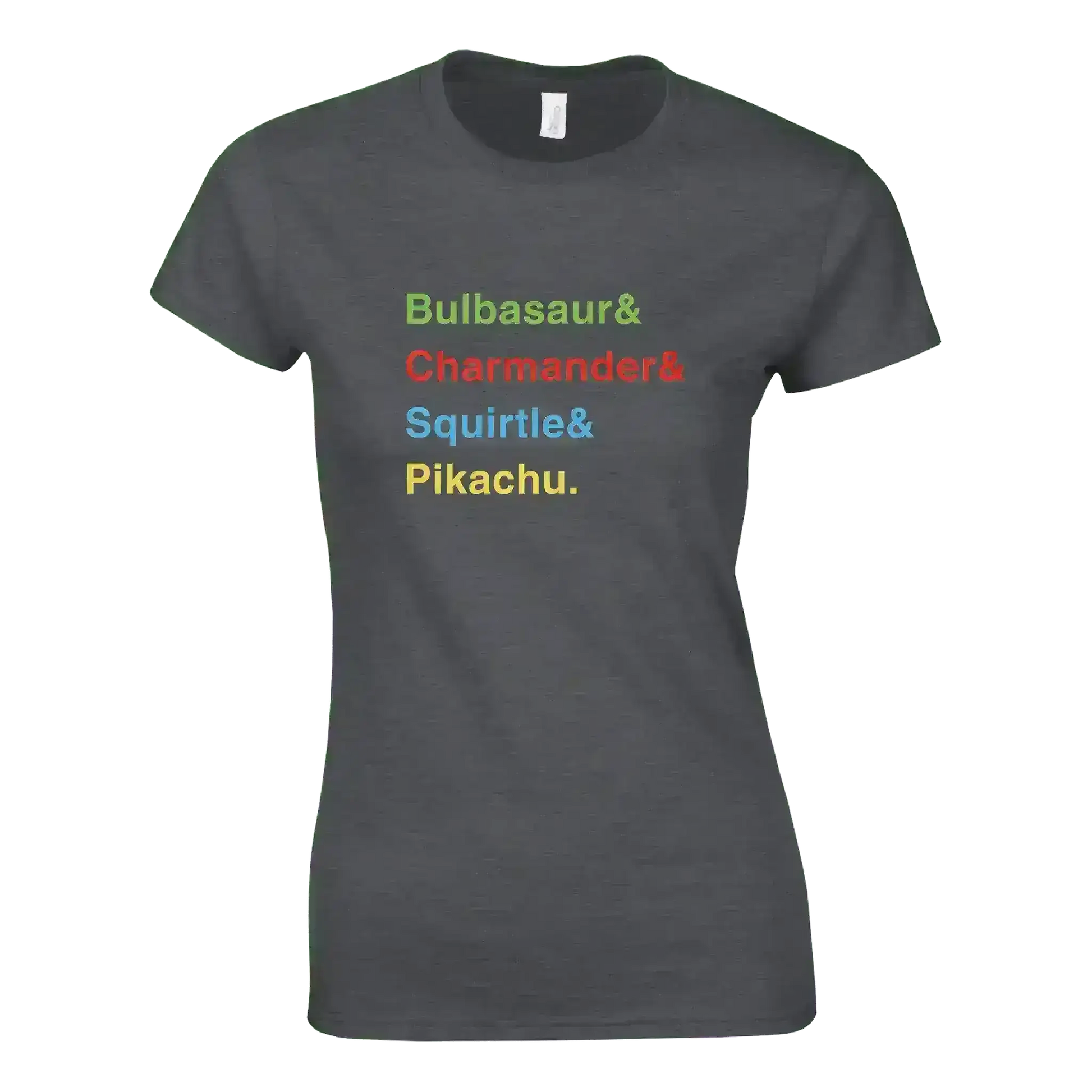 Pokemon Starters - Fitted Tee - Cady Creations