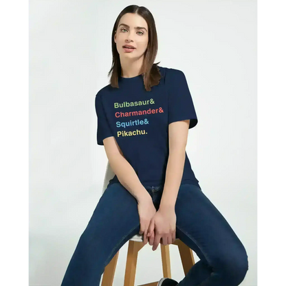 Pokemon Starters - Fitted Tee - Cady Creations