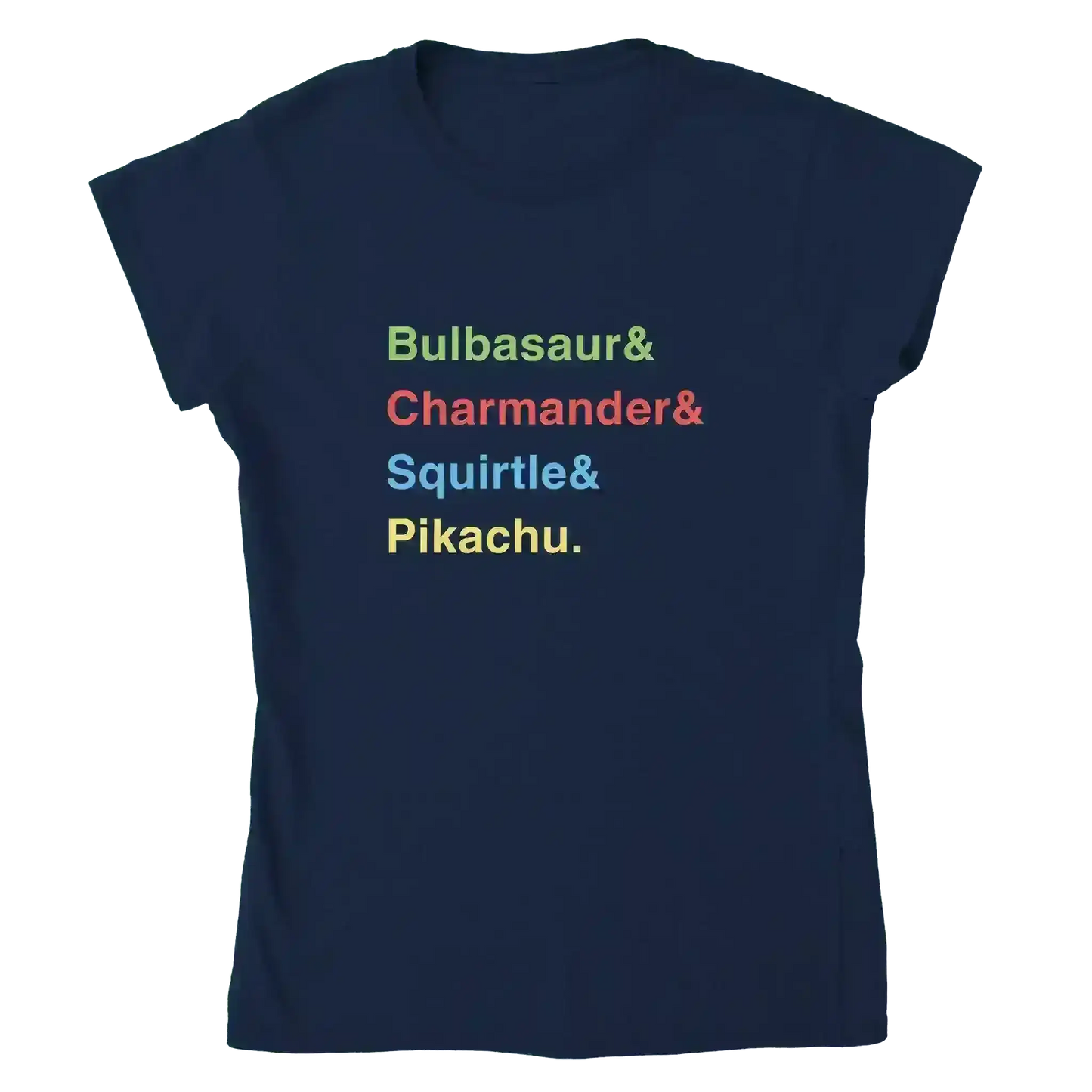 Pokemon Starters - Fitted Tee - Cady Creations