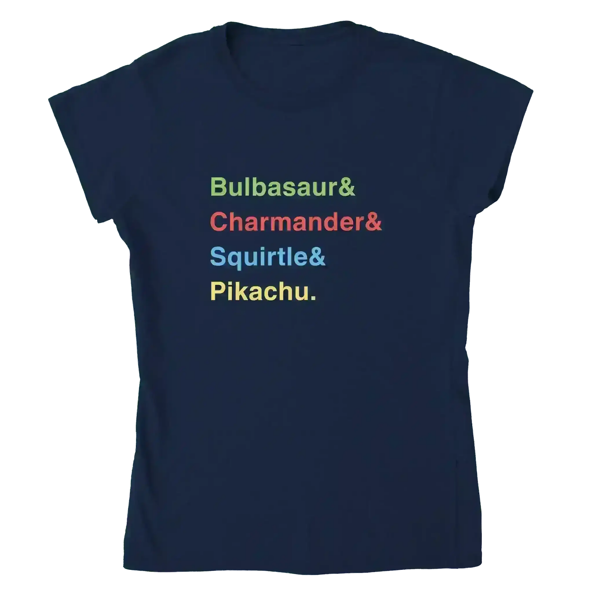 Pokemon Starters - Fitted Tee - Cady Creations