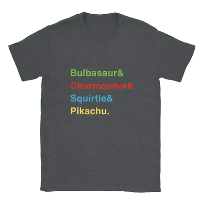 Pokemon Starters - Unisex Tee - Cady Creations