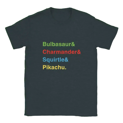 Pokemon Starters - Unisex Tee - Cady Creations