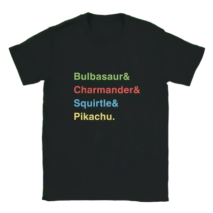Pokemon Starters - Unisex Tee - Cady Creations