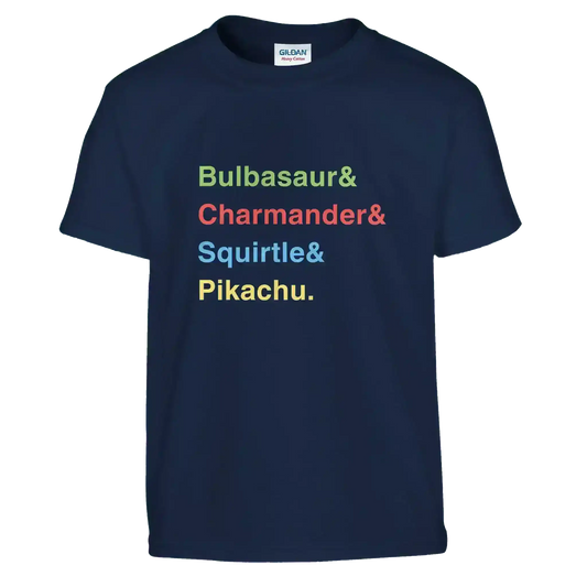 Pokemon Starters Youth Graphic Tee - Cady Creations