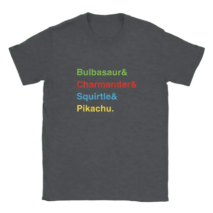 Pokemon Starters Youth Graphic Tee - Cady Creations