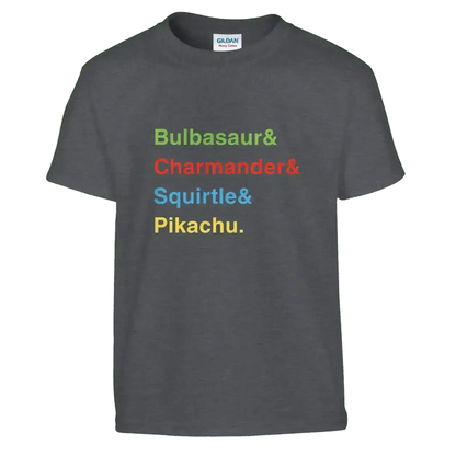 Pokemon Starters Youth Graphic Tee - Cady Creations