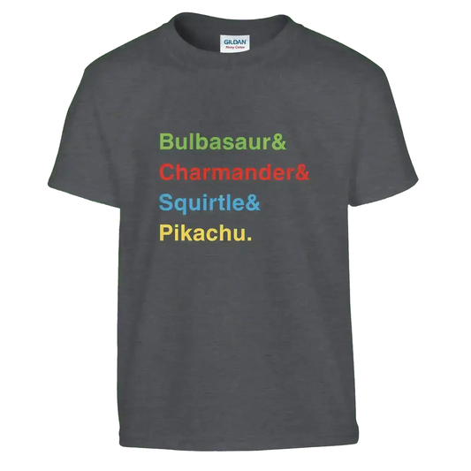 Pokemon Starters Youth Graphic Tee - Cady Creations