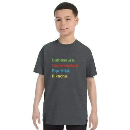 Pokemon Starters - Youth Tee - Cady Creations