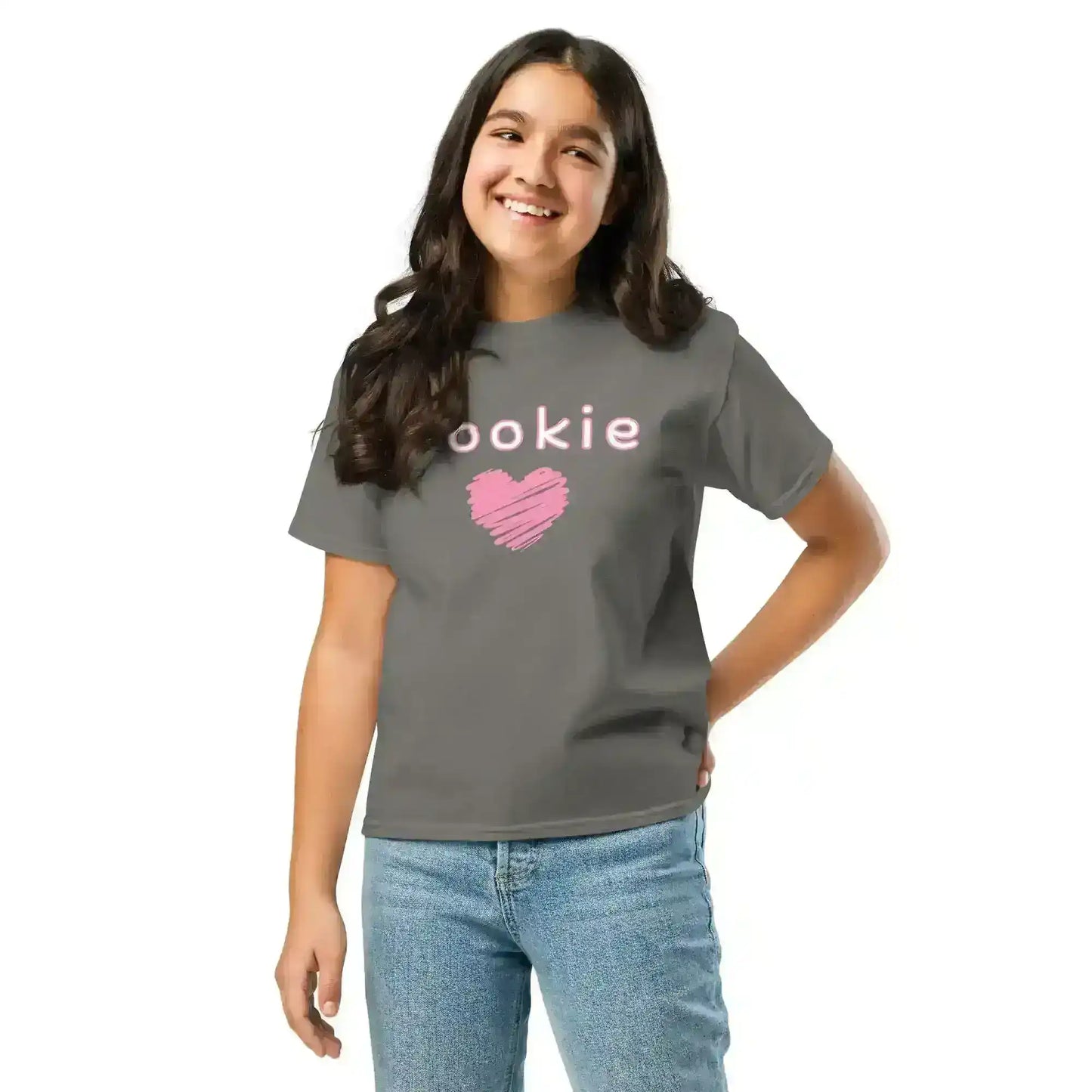 Pookie Heart Youth Graphic Tee - Cady Creations