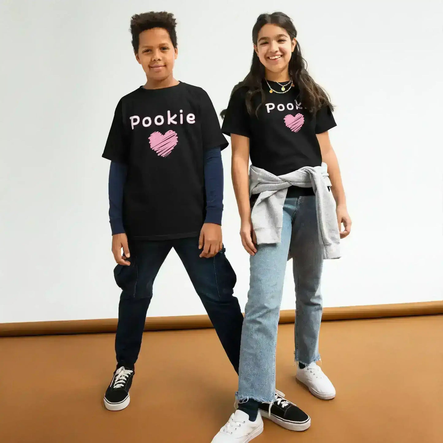 Pookie Heart Youth Graphic Tee - Cady Creations