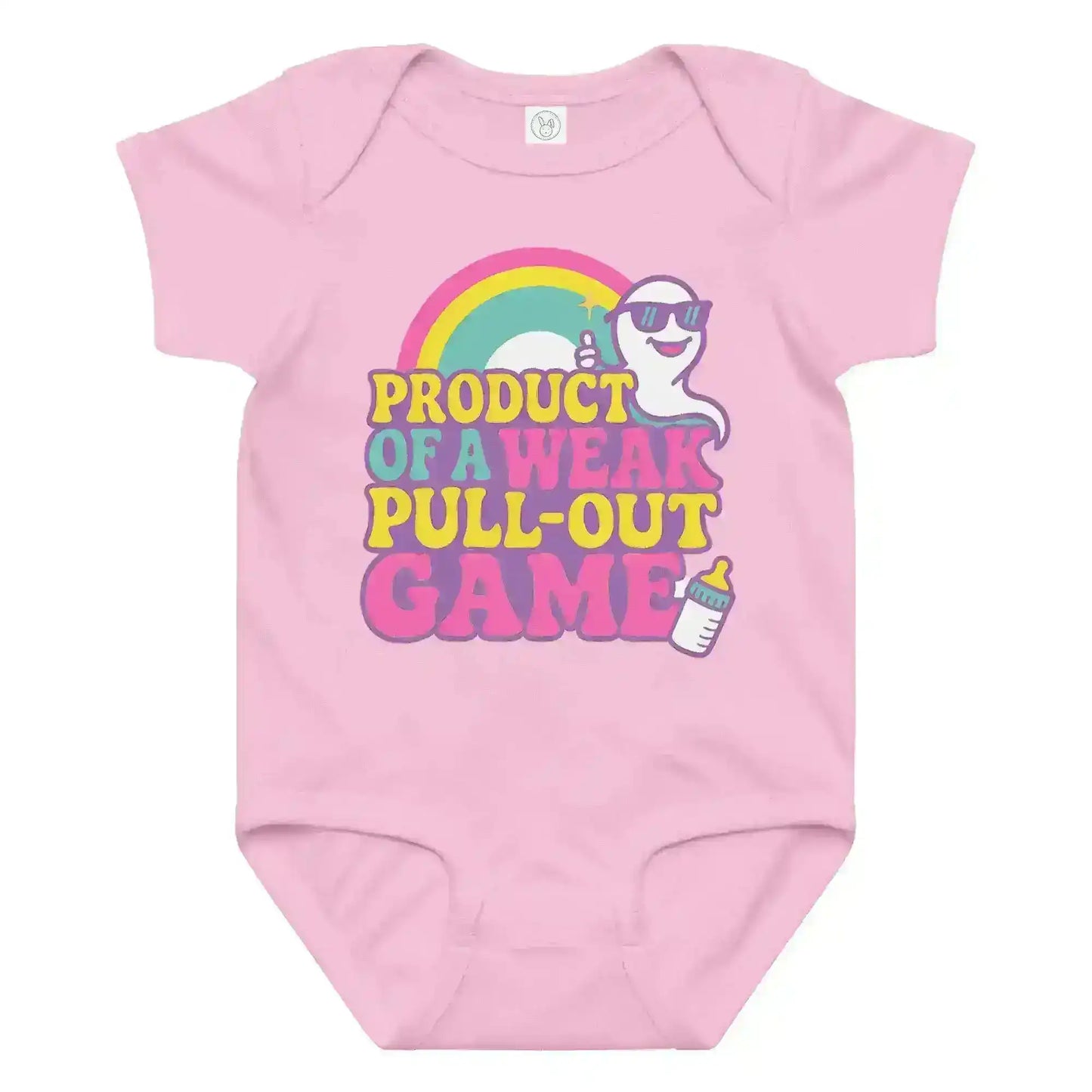Product Of A Weak Pull-Out Game Baby Onesie - Cady Creations
