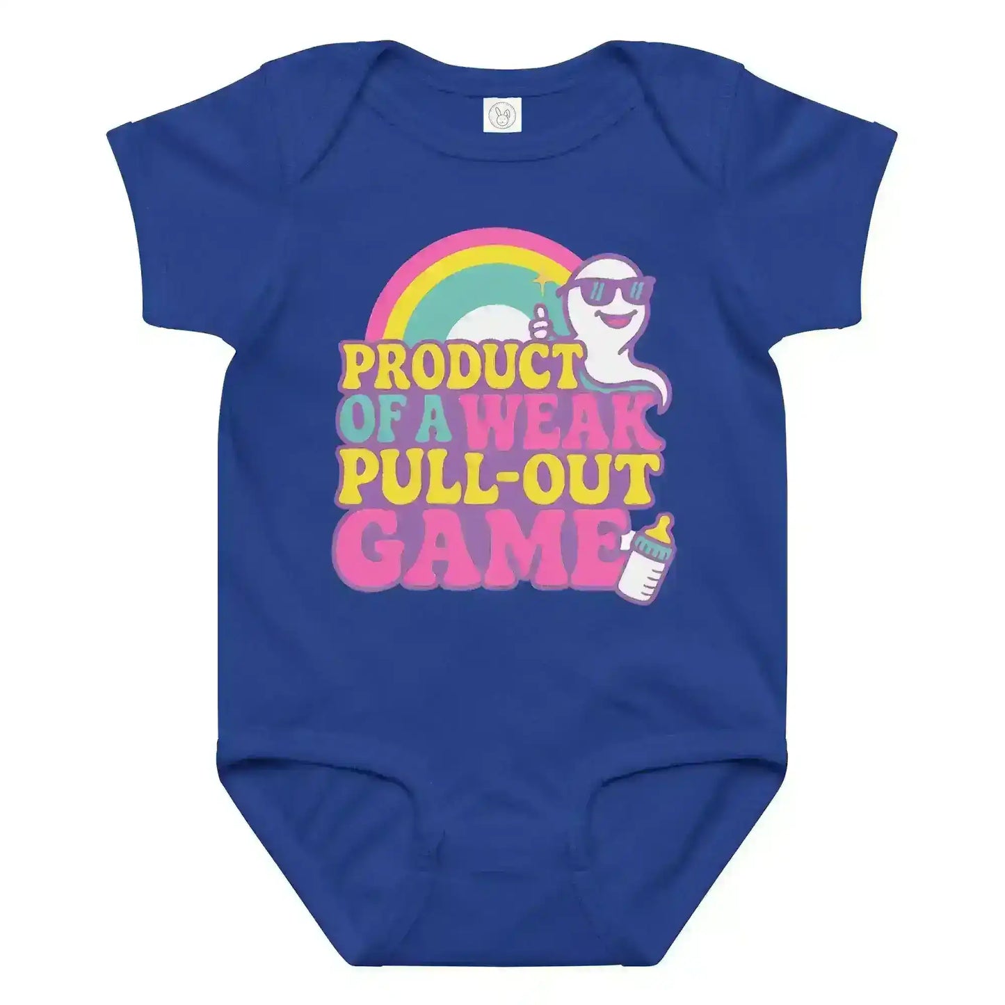 Product Of A Weak Pull-Out Game Baby Onesie - Cady Creations