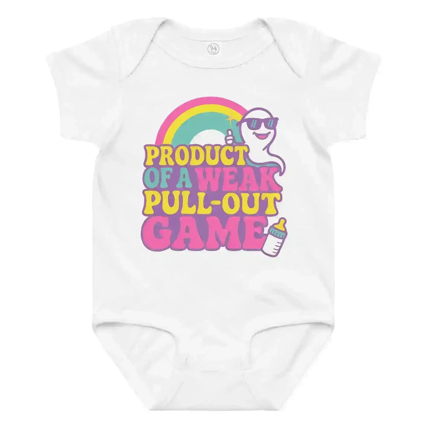 Product Of A Weak Pull-Out Game Baby Onesie - Cady Creations
